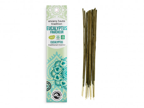 Encens indiens haute tradition eucalyptus fraîcheur