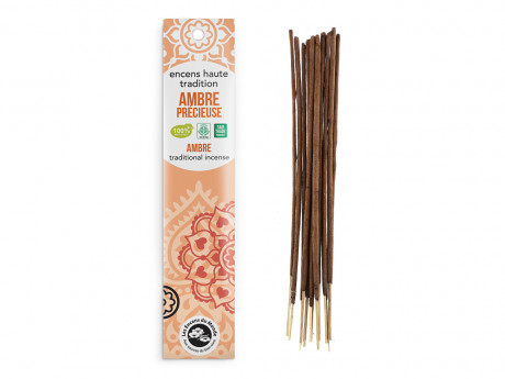 Encens indiens haute tradition ambre precieuse