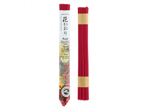 Encens japonais rouleau court rose