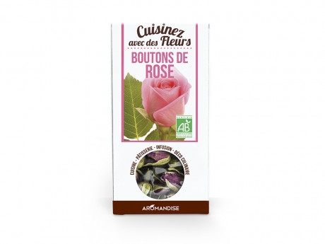 Fleurs a croquer bouton de rose