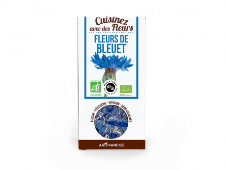 Fleurs a croquer fleurs de bleuet 