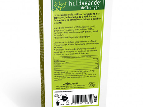 Tisane digestion legere bio en vrac Aromandise