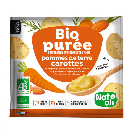 Purée pomme de terre - carotte
