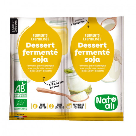 Ferment pour dessert au soja