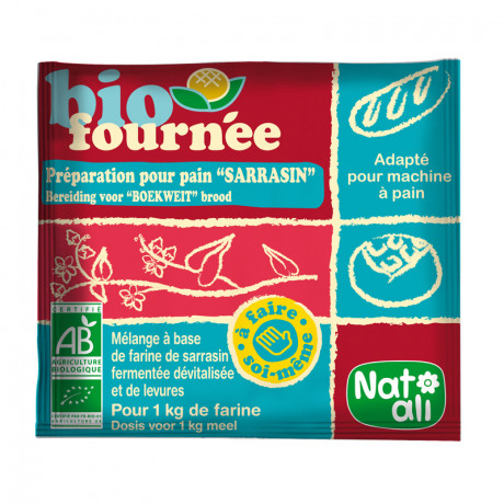 Préparation pour pain au sarrasin   