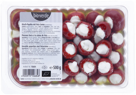 Poivrons farcis à la crème de Feta 500 g