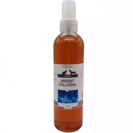 Argent colloïdal 20ppm 250ml pour chien et chat 