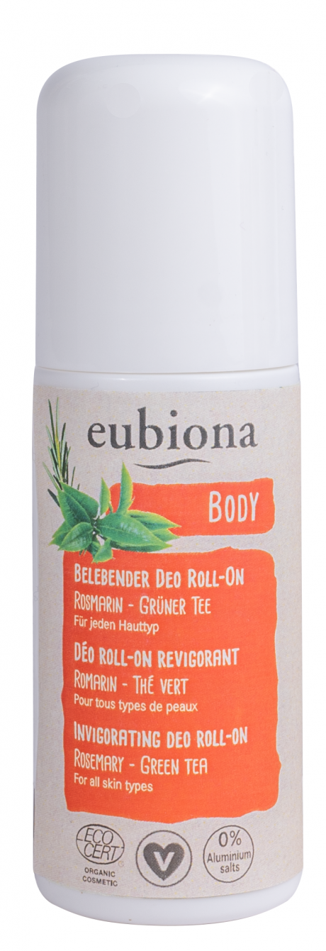 Déo roll-on revigorant Romarin-Thé vert