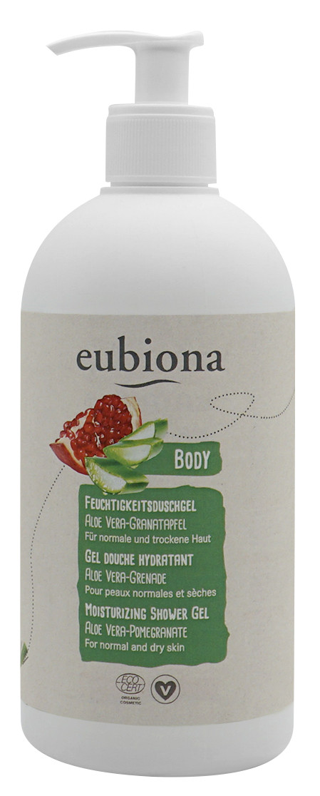 Gel douche hydratant aloe vera-grenade