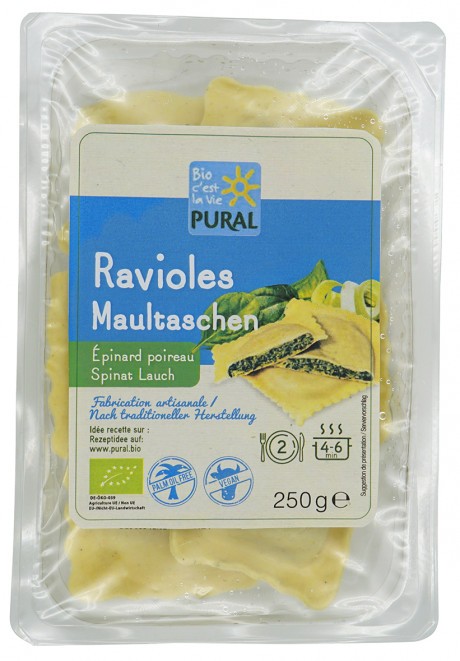 Ravioles épinard poireau