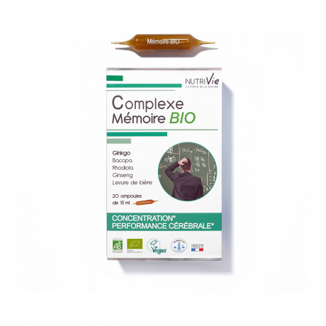Ampoules 15 ml - Complexe Memoire BIO