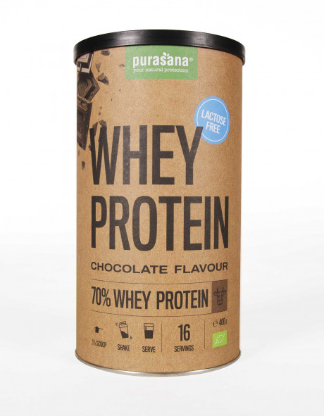 Proteine de Petit Lait Sans Lactose - Chocolat* 400 G