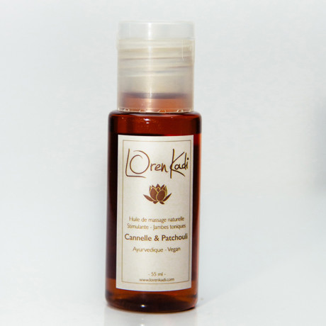 Huile de massage naturelle             Stimulante - Jambes toniques