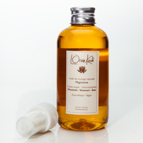 Huile de massage naturelle               Magicienne  