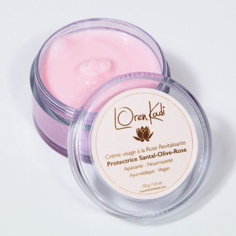 Crème visage à la Rose Revitalisante 