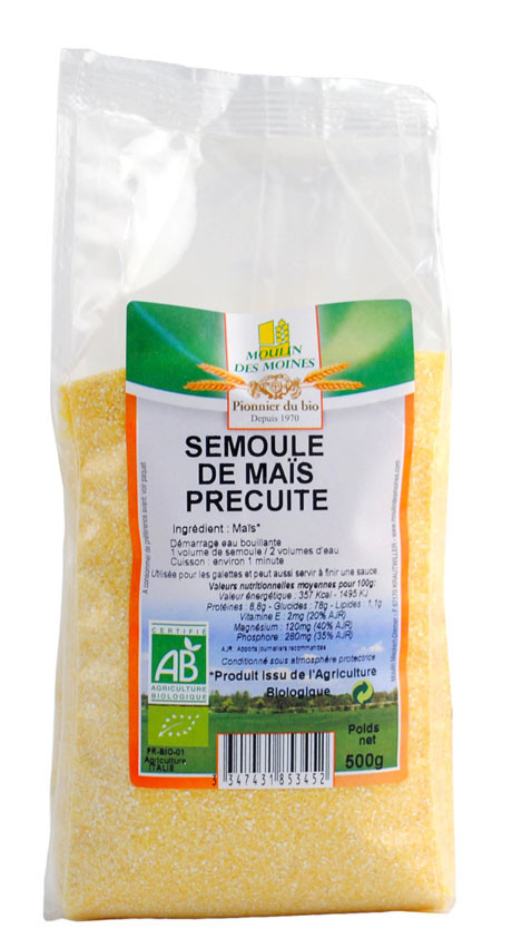 SEMOULE MAIS PRECUITE 500G AB