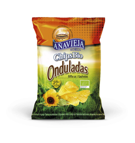 Chips gaufrette nature