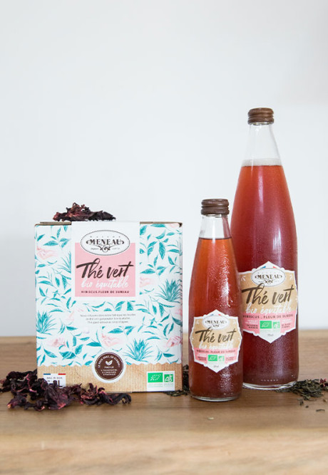 THÉ VERT BIO ÉQUITABLE HIBISCUS FLEUR DE SUREAU 25cl