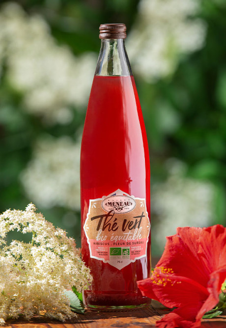 THÉ VERT BIO ÉQUITABLE HIBISCUS FLEUR DE SUREAU 75cl