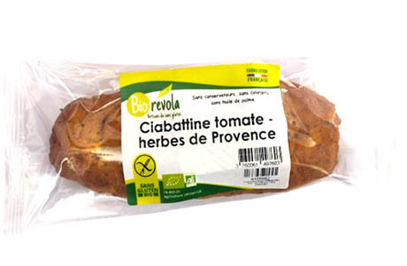 Ciabattine tomate et herbes de Provence